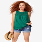 Crochet Lace Tank image number null