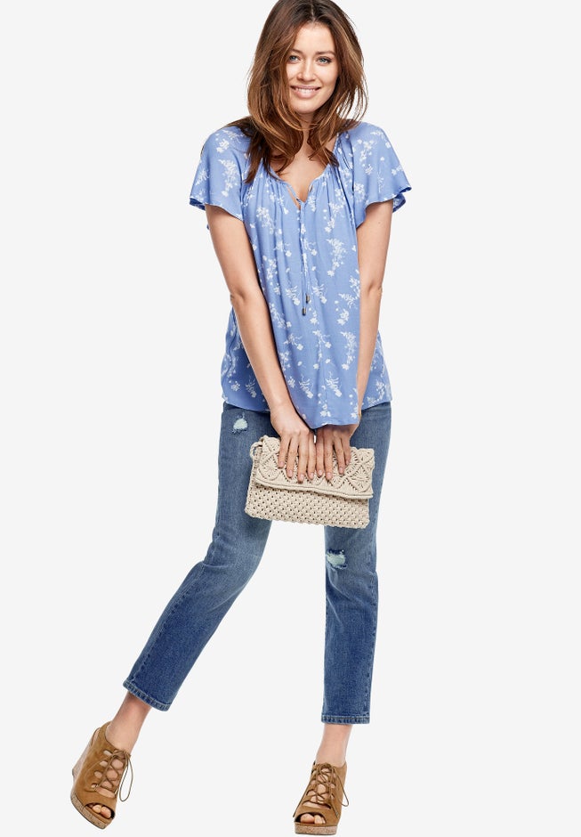 Flutter Sleeve Blouse image number 2