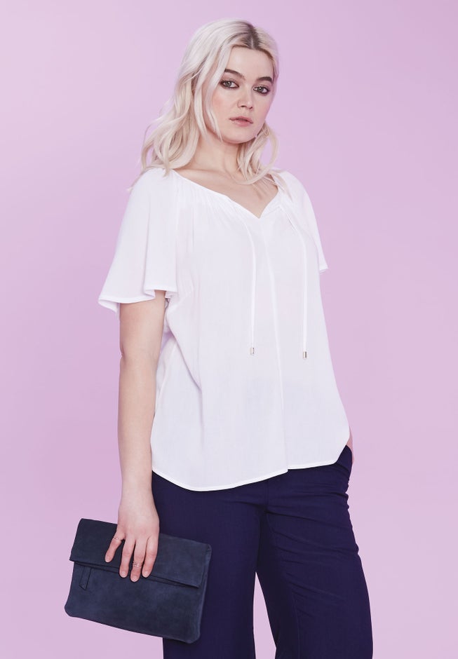 Flutter Sleeve Blouse image number 3