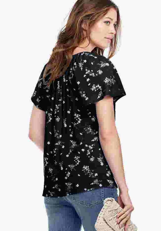 Flutter Sleeve Blouse image number 1
