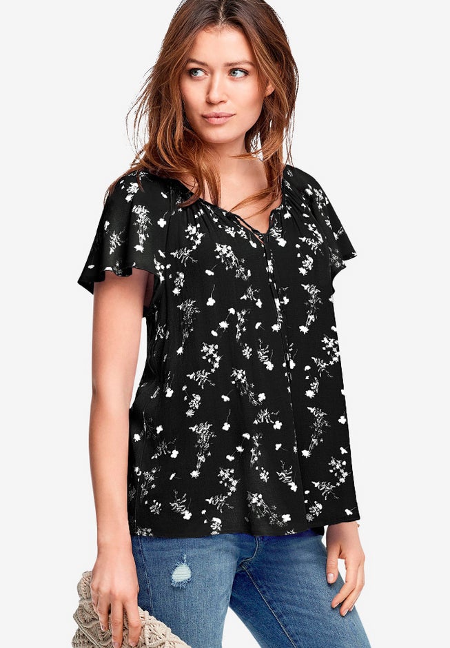 Flutter Sleeve Blouse image number 0