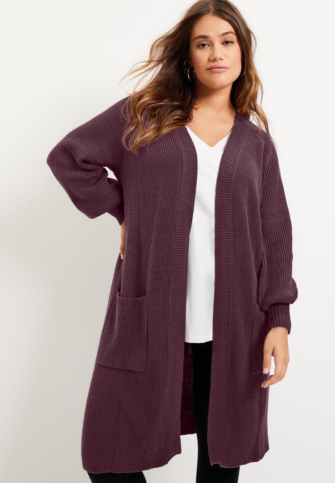 Open-Front Cardigan image number 0