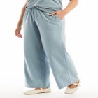French Terry Wide-Leg Pant image number null