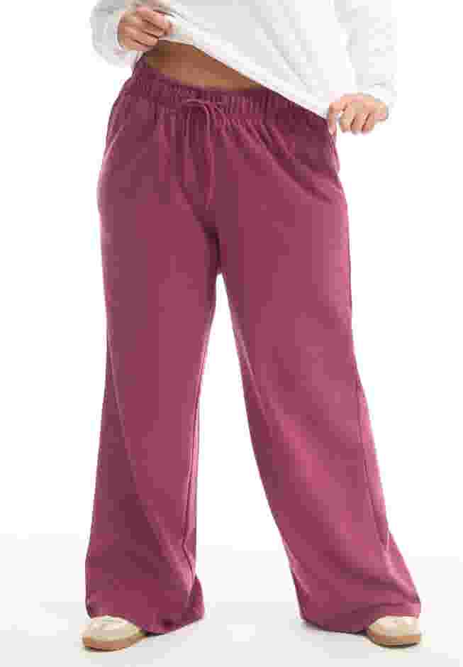 French Terry Wide-Leg Pant image number 2