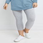 Knit Capri Leggings image number null