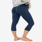 Knit Capri Leggings image number null