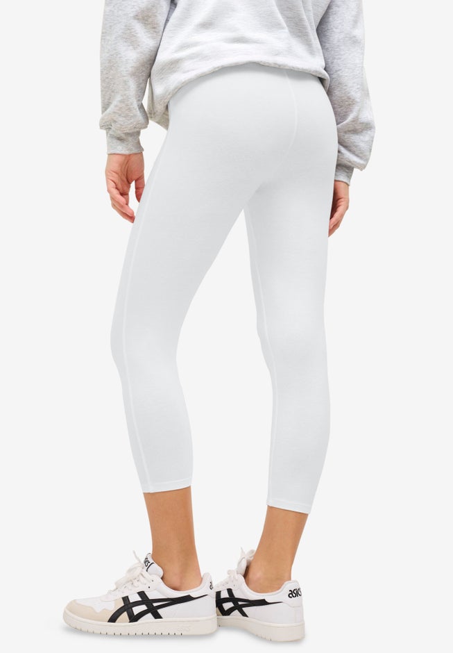 Knit Capri Leggings image number 1