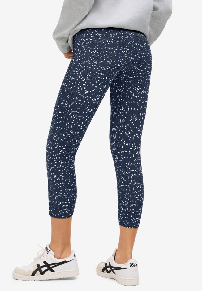 Knit Capri Leggings image number 1
