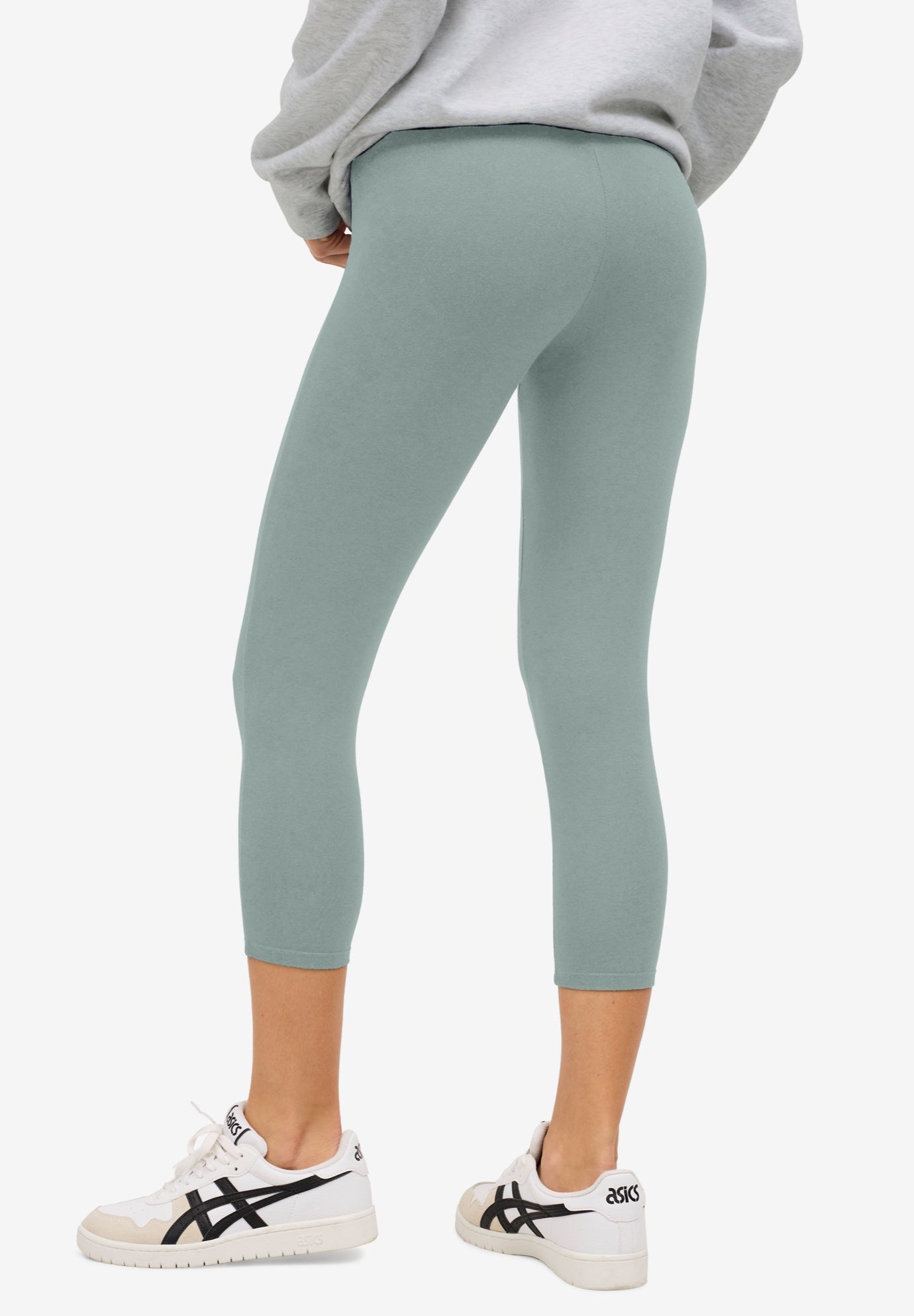 Knit Capri Leggings image number 1