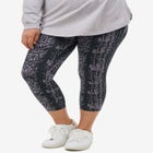 Knit Capri Leggings image number null