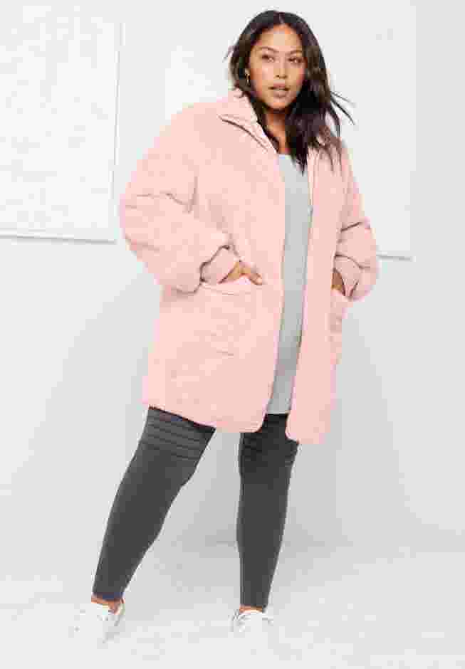 Zip-Up Faux Fur Jacket image number 0