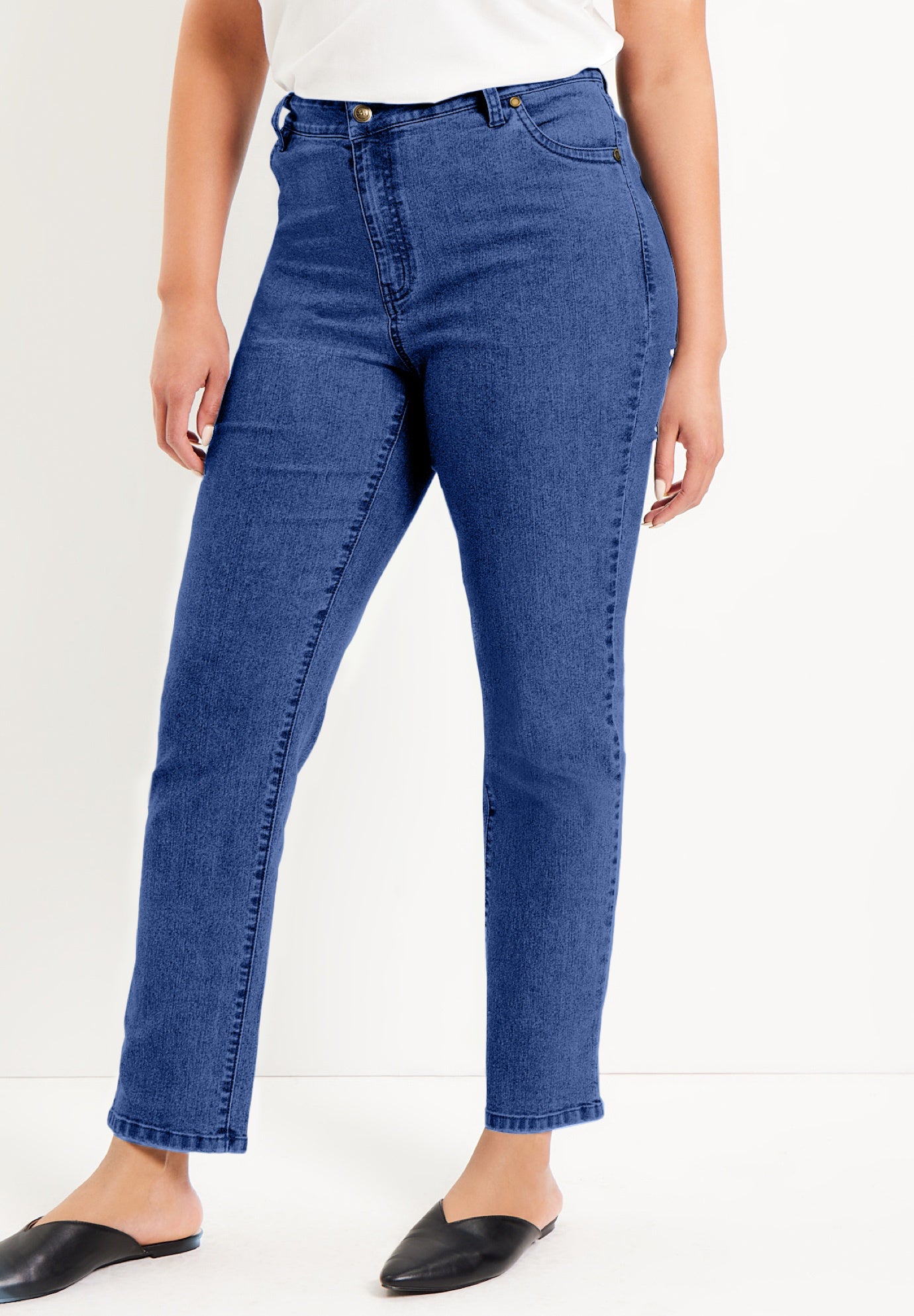 June Fit Straight-Leg Jeans image number 0