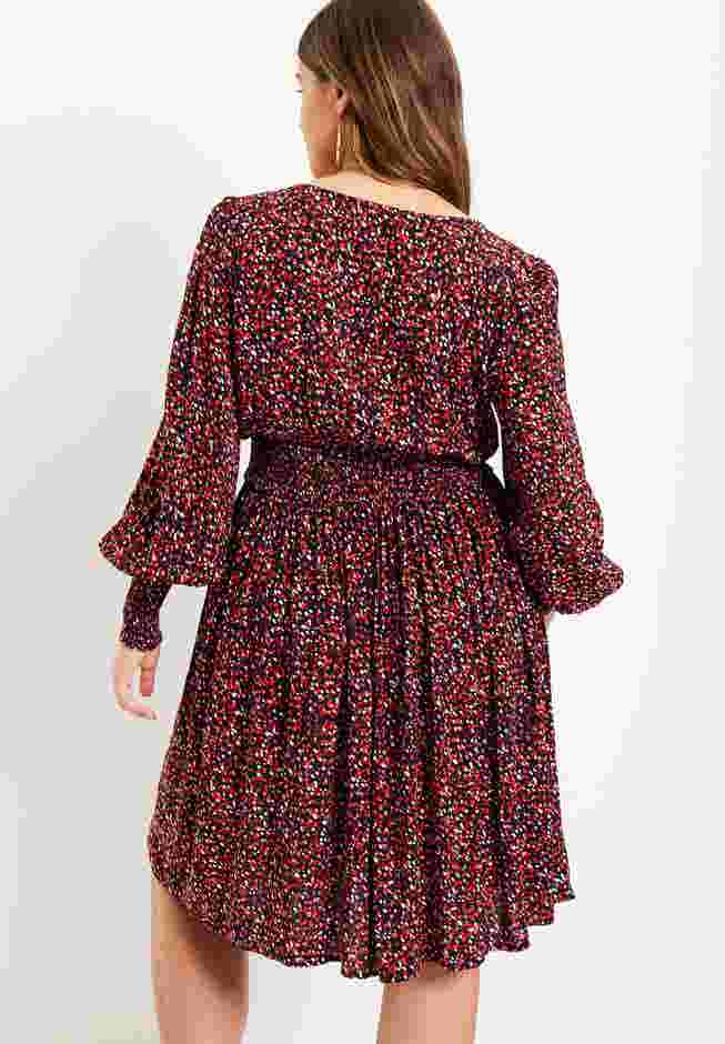Smocked Waist Midi Dress image number 1