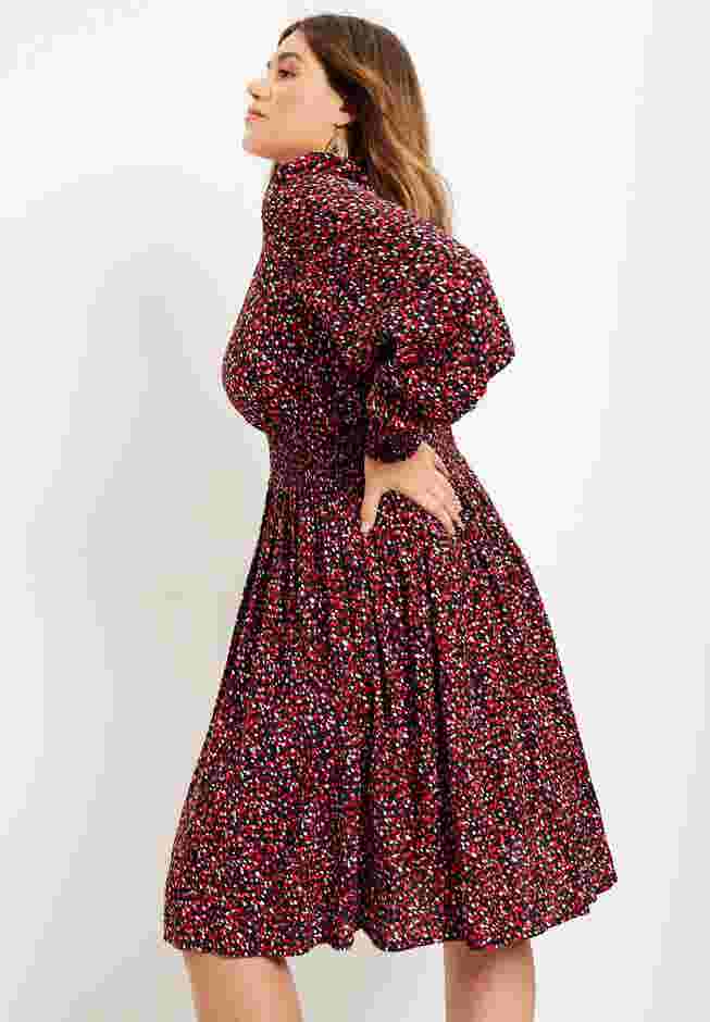 Smocked Waist Midi Dress image number 2
