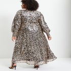 Evyre Side Slit Sequin Dress image number null