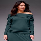 Off Shoulder Long Sleeve Sweater image number 0