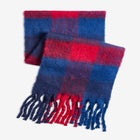 Fringed Plaid Scarf image number null