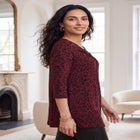 Twist-Front Trapeze Tunic image number 2