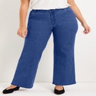 Curvie Fit Wide-Leg Jeans image number null