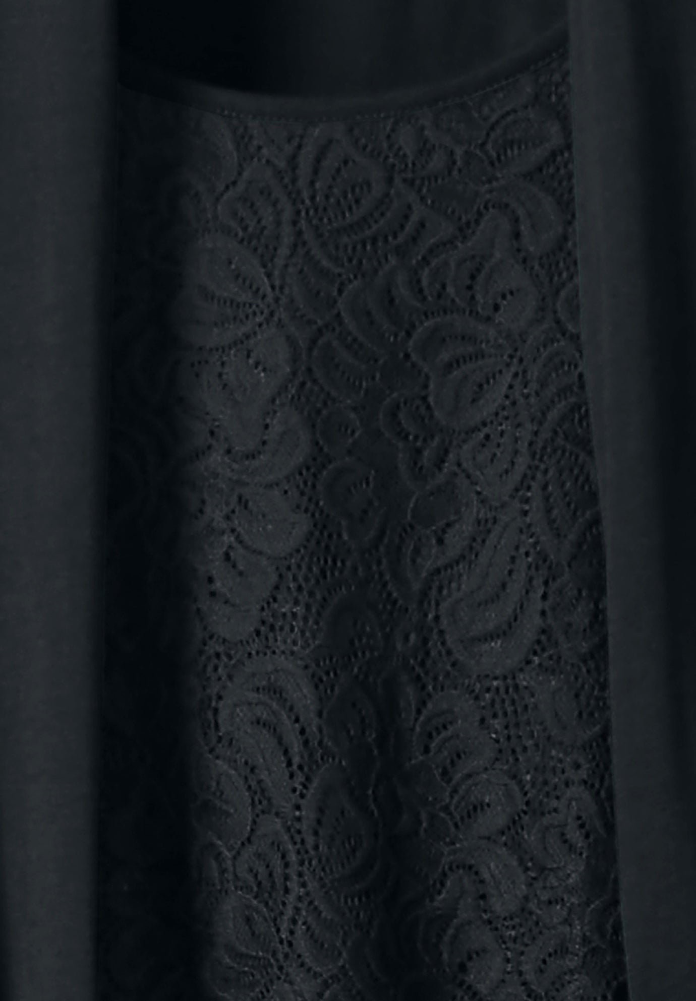 2-Fer Cardigan & Attached Lace Tunic image number 2