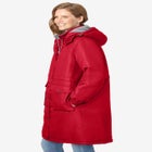 Mid-Length Microfiber Parka image number null