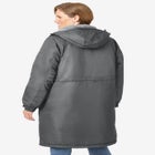 Mid-Length Microfiber Parka image number null