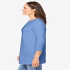 Perfect Three-Quarter Sleeve Crewneck Tee image number null