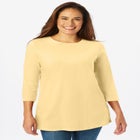 Perfect Three-Quarter Sleeve Crewneck Tee image number 0