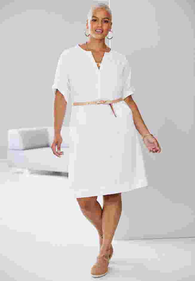 Y-Neckline Dress image number 1