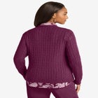 Cable Crewneck Sweater image number null