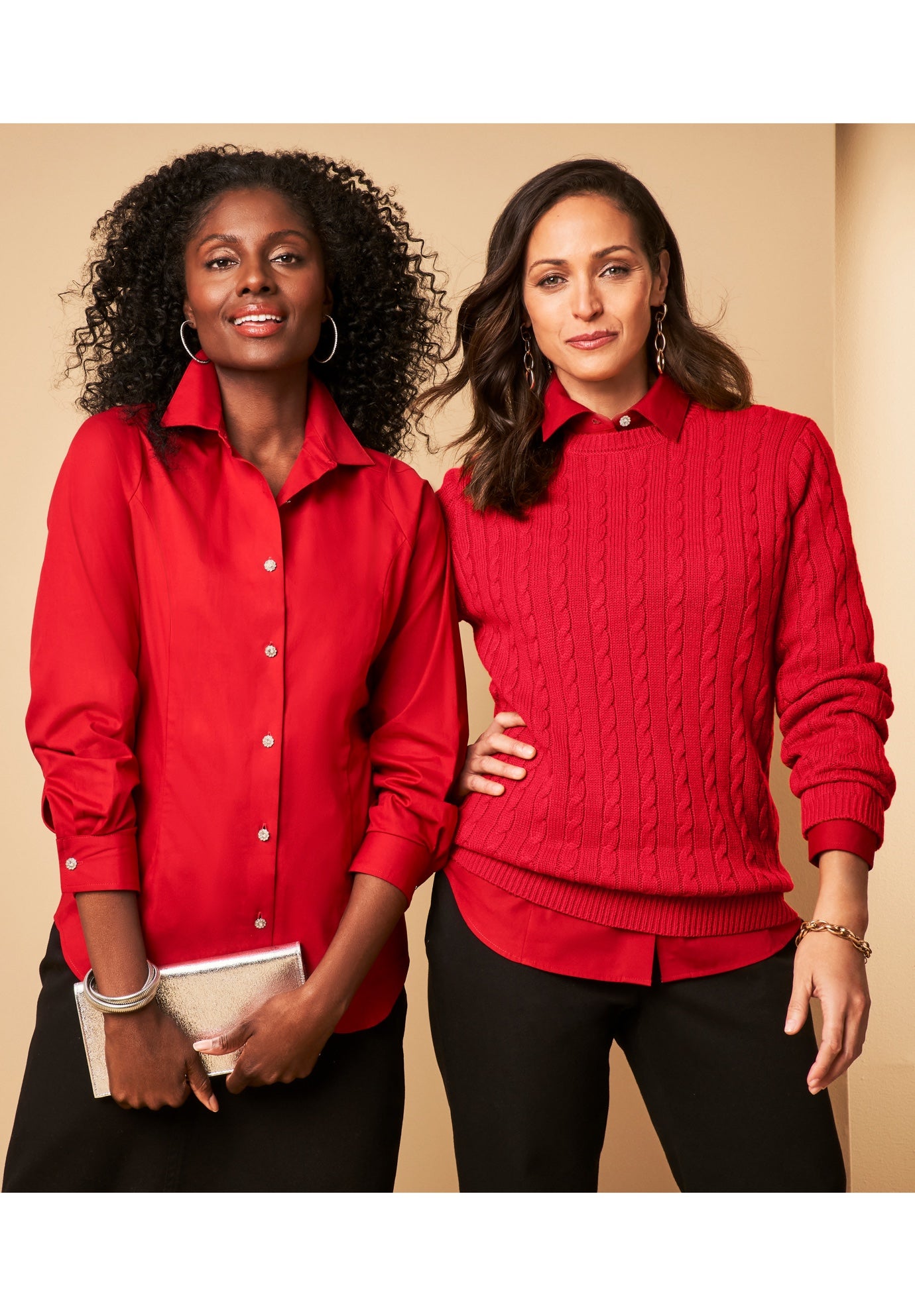 Cable Crewneck Sweater image number 3