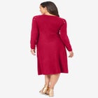 Pearl Yoke Sweater Dress image number null