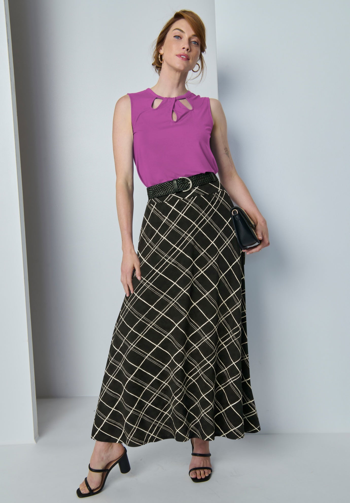 Sleeveless Cutout Knit Tunic image number 1