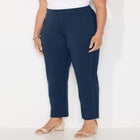 Liz&Me&reg; Slim Leg Ponte Knit Pant image number null