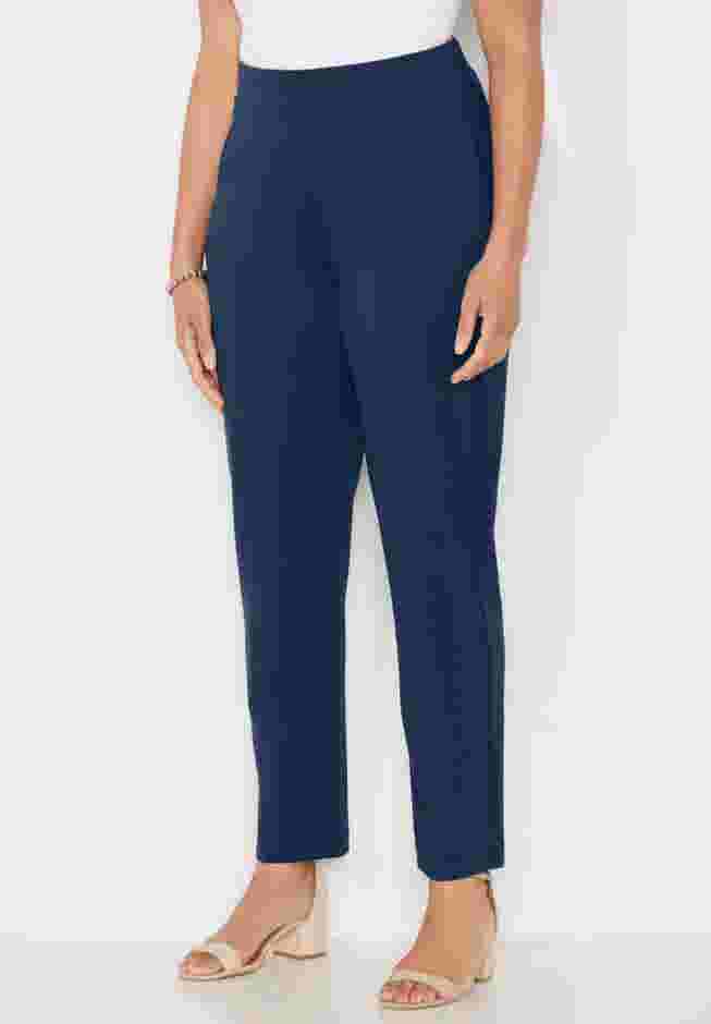 Liz&Me® Slim Leg Ponte Knit Pant image number 0