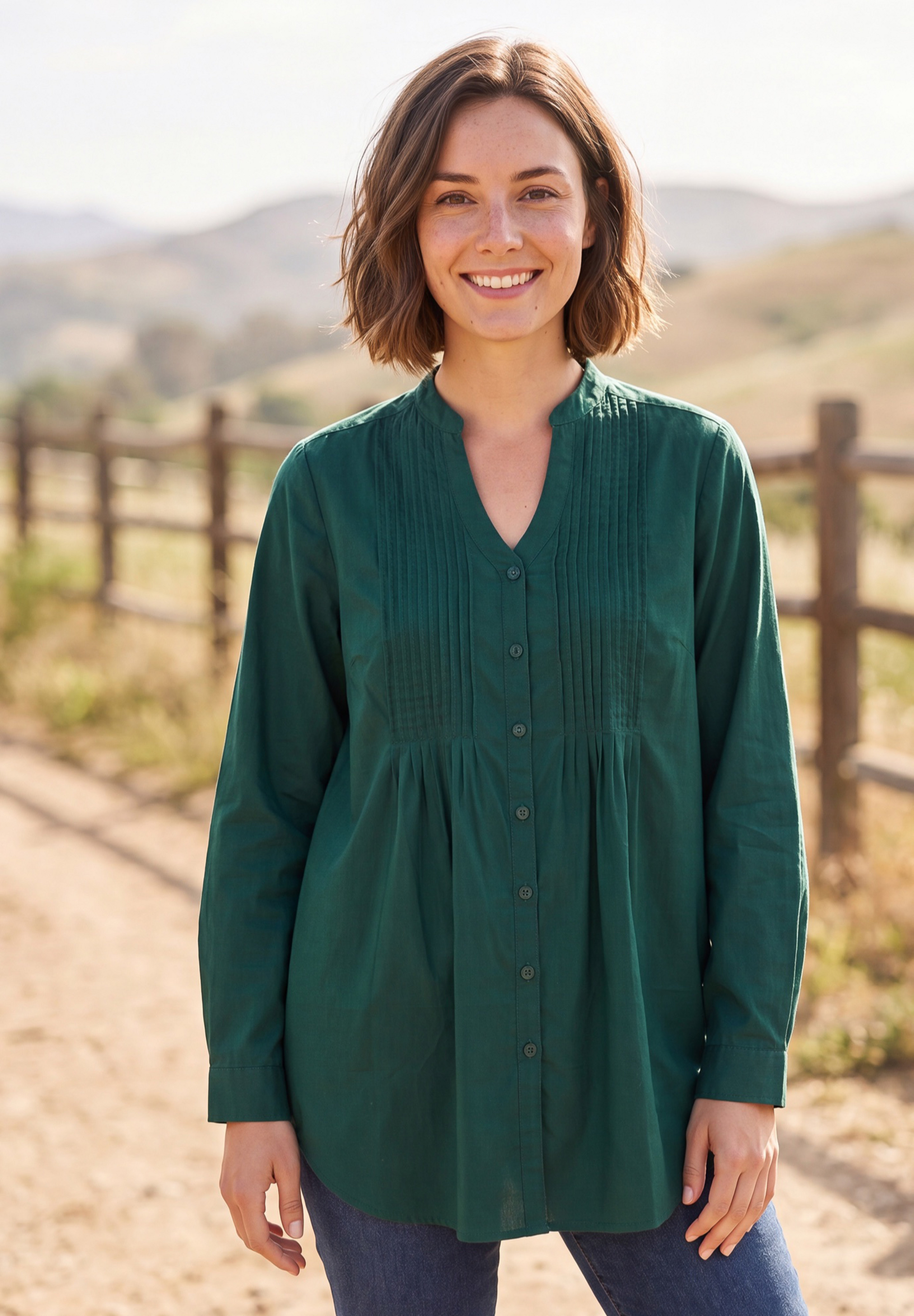Perfect Pintuck Tunic image number 0