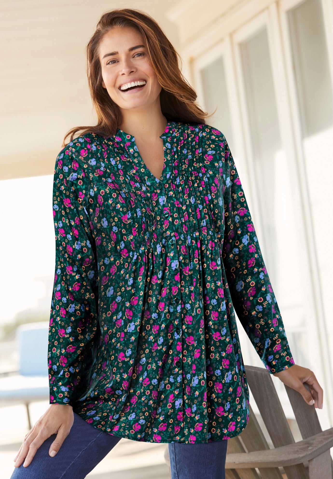 Perfect Pintuck Tunic image number 0