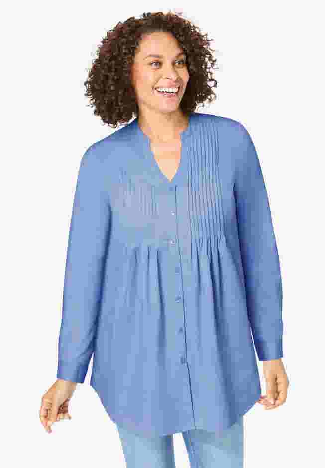Perfect Pintuck Tunic image number 0