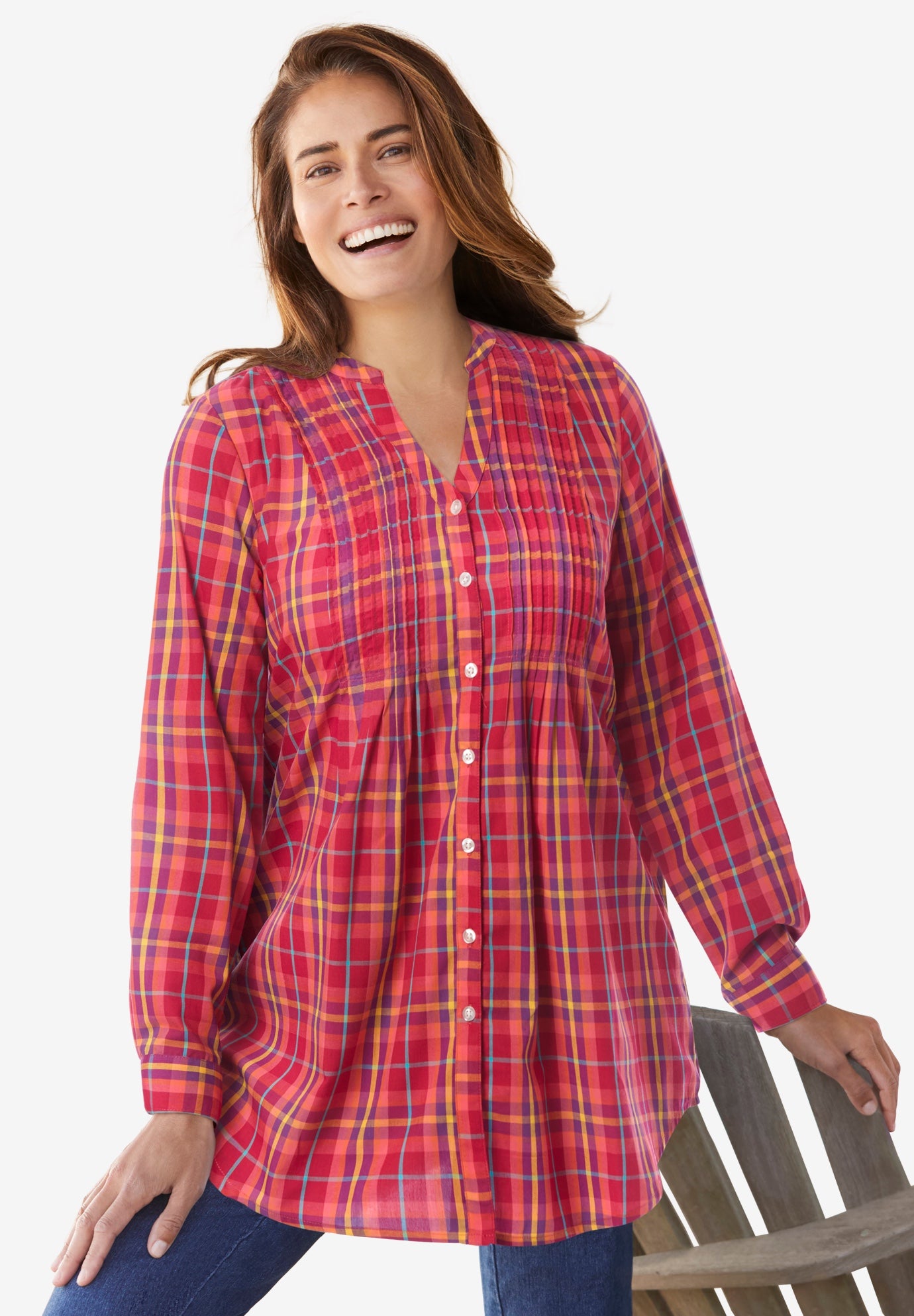 Perfect Pintuck Tunic image number 0