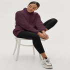 A-Line Half-Zip Sherpa Jacket image number 2