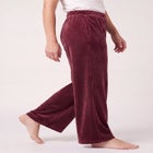 Stretch Velour Wide Leg Pull-on Pants image number 2