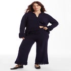 Ruffle Detail Sweater Pant image number null