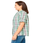Short-Sleeve Button Down Seersucker Shirt image number null