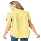 Short-Sleeve Button Down Seersucker Shirt image number null