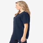 Short-Sleeve Crinkle Shirt image number null