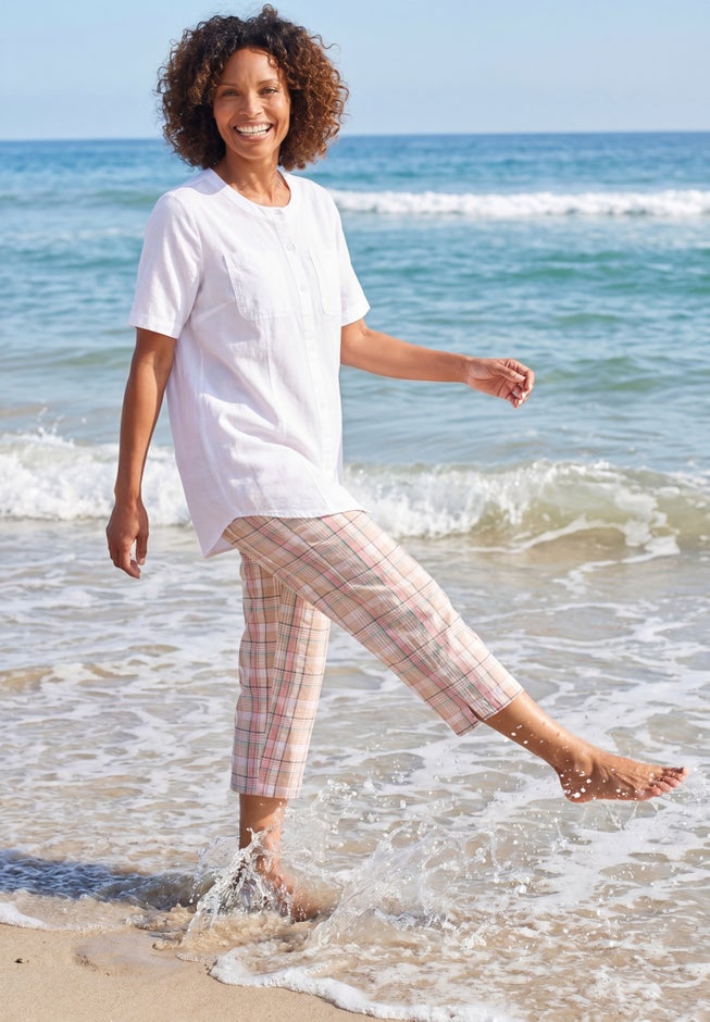 Short-Sleeve Crinkle Shirt image number 3