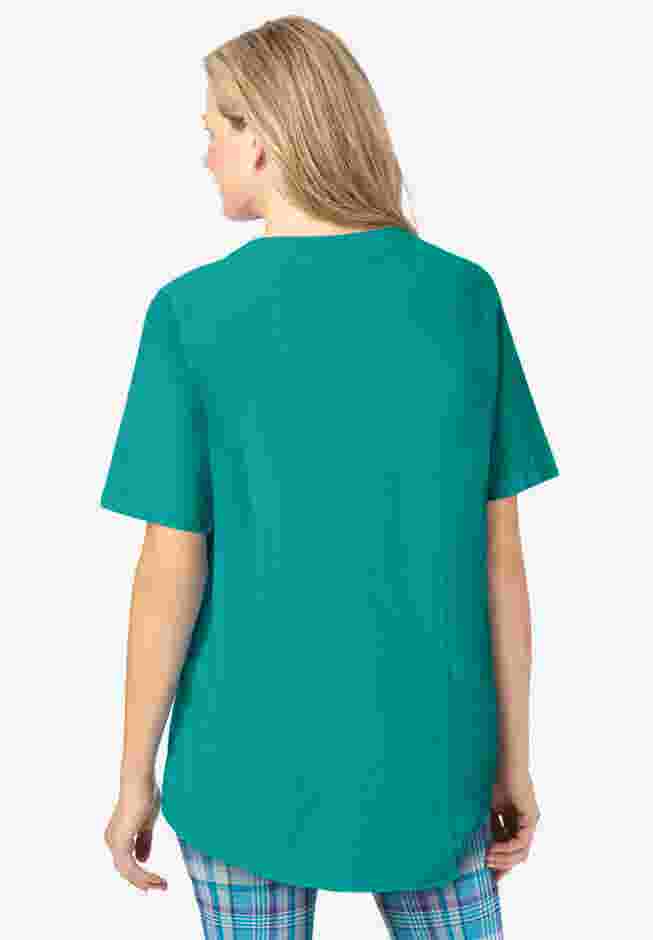 Short-Sleeve Crinkle Shirt image number 3