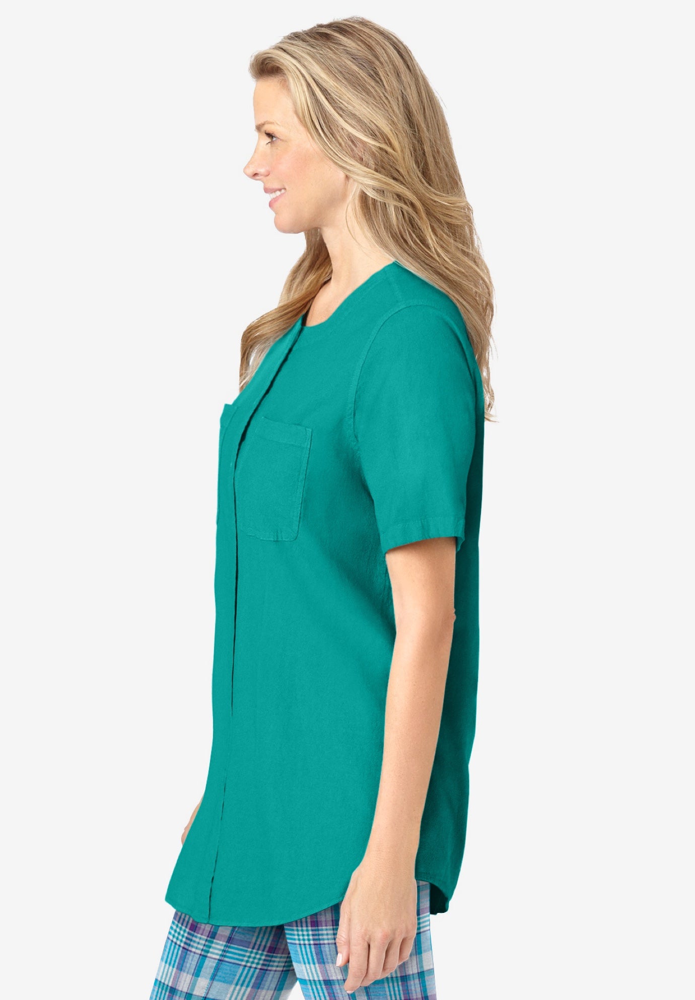 Short-Sleeve Crinkle Shirt image number 2