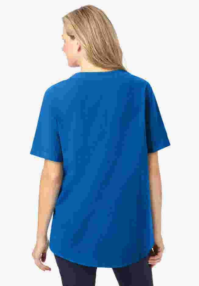 Short-Sleeve Crinkle Shirt image number 2