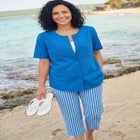 Short-Sleeve Crinkle Shirt image number null